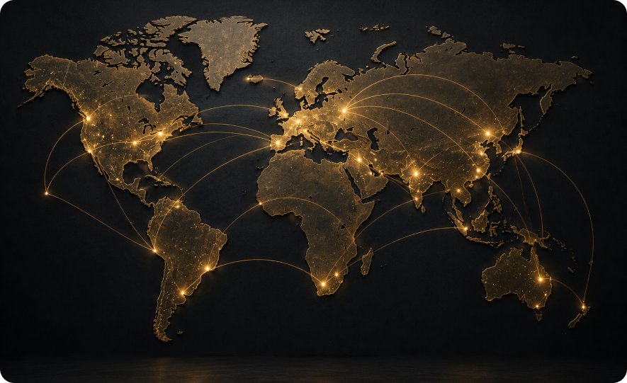 Worldwide distribution